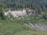 Mud Mountain Dam area stratigraphy photo