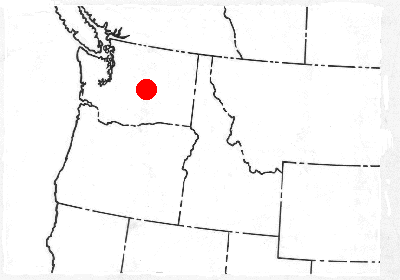 Frenchman Springs Coulee Location Map