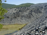 obsidian flow photo