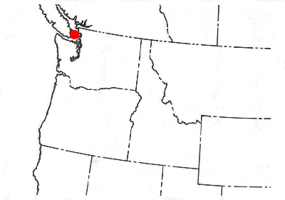 San Juan Island Location Map